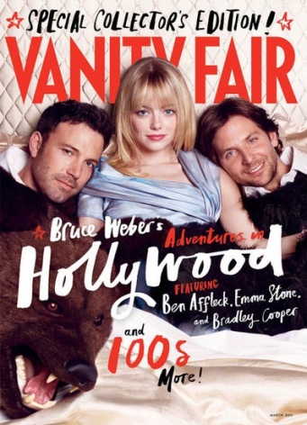 Emma Stone, Ben Affleck, Bradley Cooper, vanity fair Emma Stone, Ben Affleck, Bradley Cooper, vanity fair